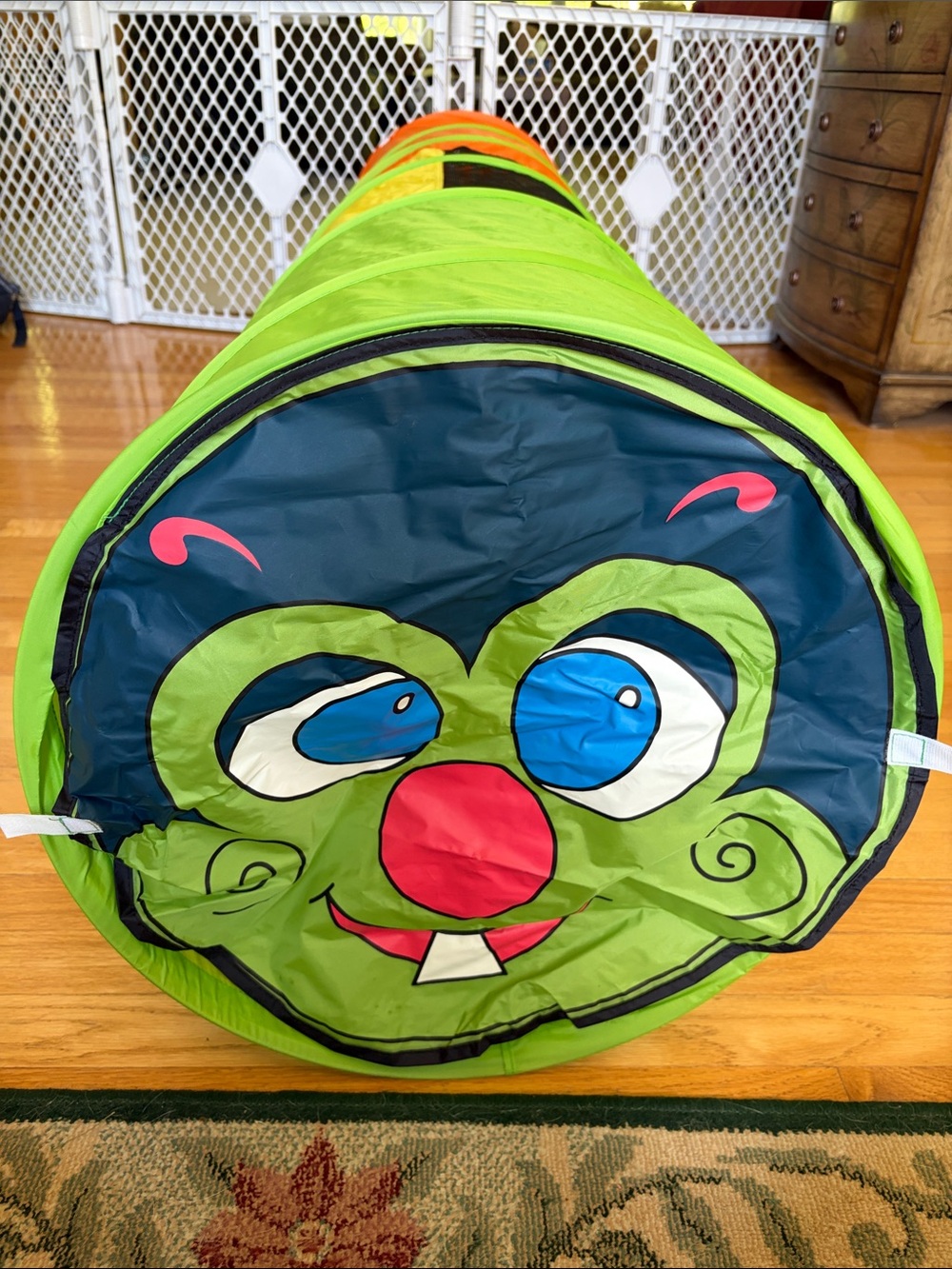 Colorful Collapsible Play Tunnel with Storage Bag